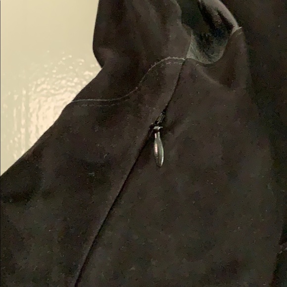 Derek Lam 10 Crosby black real leather suede dress - Picture 10 of 14